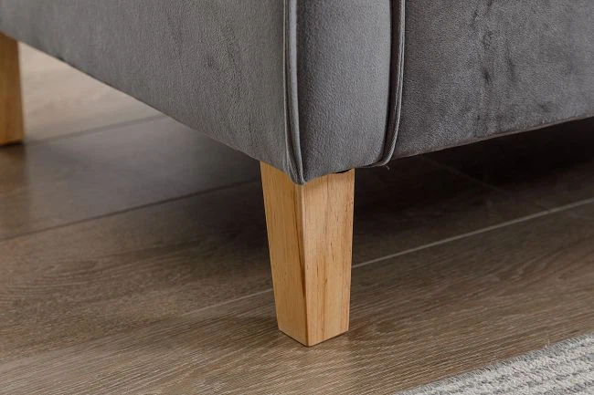 Fabric Sofa Bed with Cup Holder